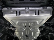 Защита алюминиевая Alfeco для рулевых тяг и картера Toyota Land Cruiser Prado 150 2009-2021